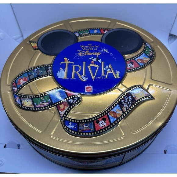 The Wonderful World of Disney Trivia Game by Mattel Released In 1997 Complete - Picture 1 of 6
